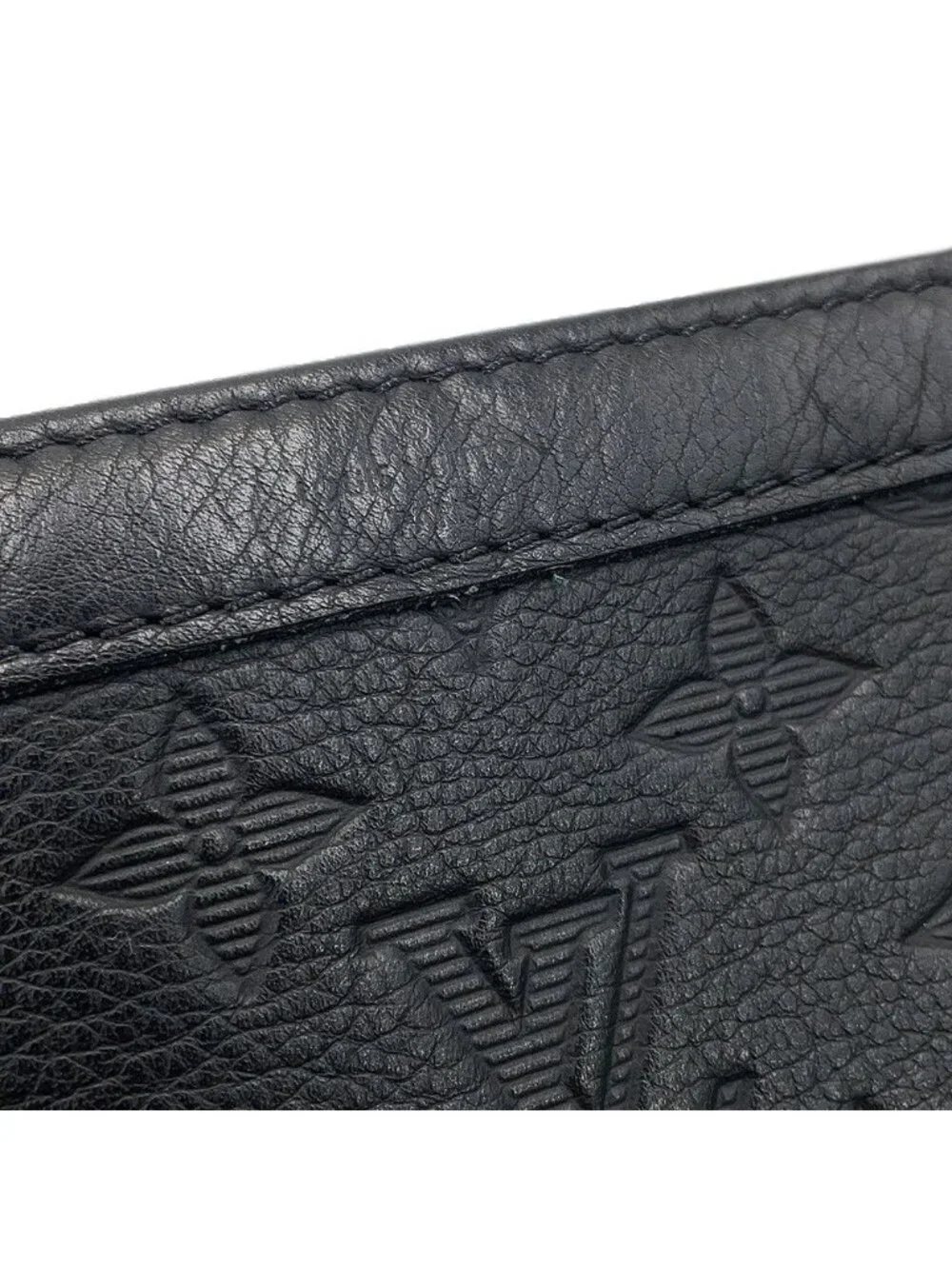 Louis Vuitton Shoulder Bag Monogram Shadow Gaston Wearable Wallet Black